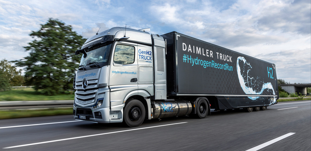 Daimler Flüssigwasserstoff-LKW